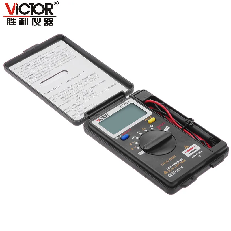 VICTOR VC921 DMM Интегрированный персональный карманный мини цифровой мультиметр|digital