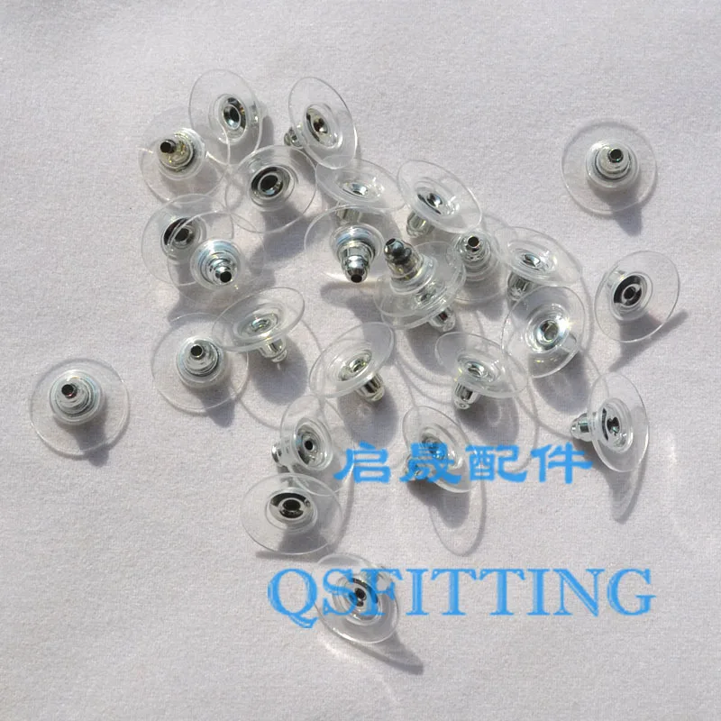 Поставка DIY модный ювелирный аксессуар задняя часть серьги прозрачный родиевое и