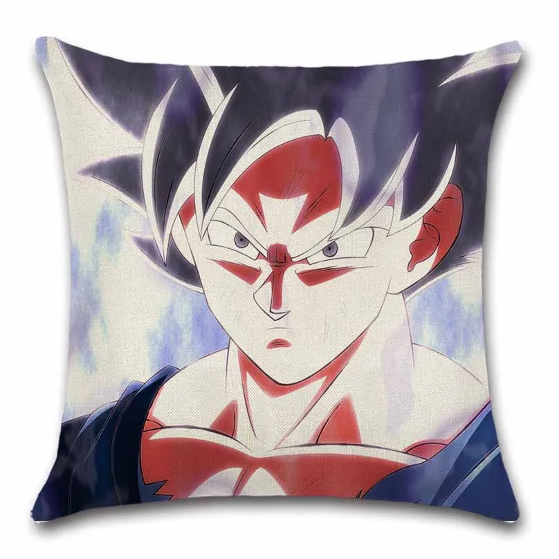 Dragon ball Сон Гоку мультяшная Подушка вечерние декоративный стул магазин сиденье домашнее украшение для дивана дети друг подарок наволочка