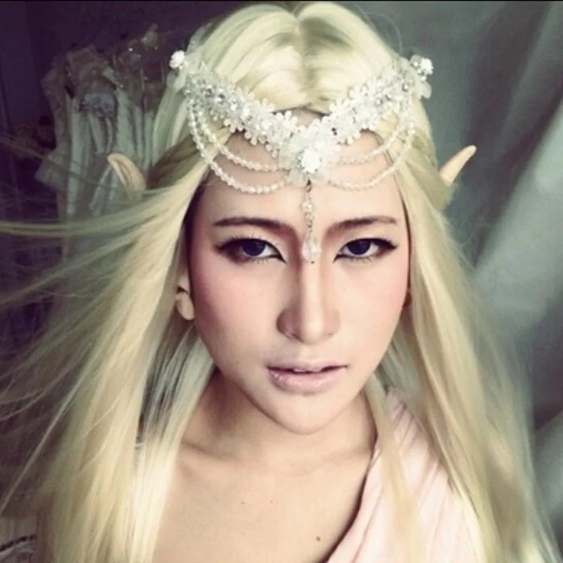 50 пар прямые эльфийские уши для маскарада косплея макияжа на Хэллоуин|elf ears|prosthetic