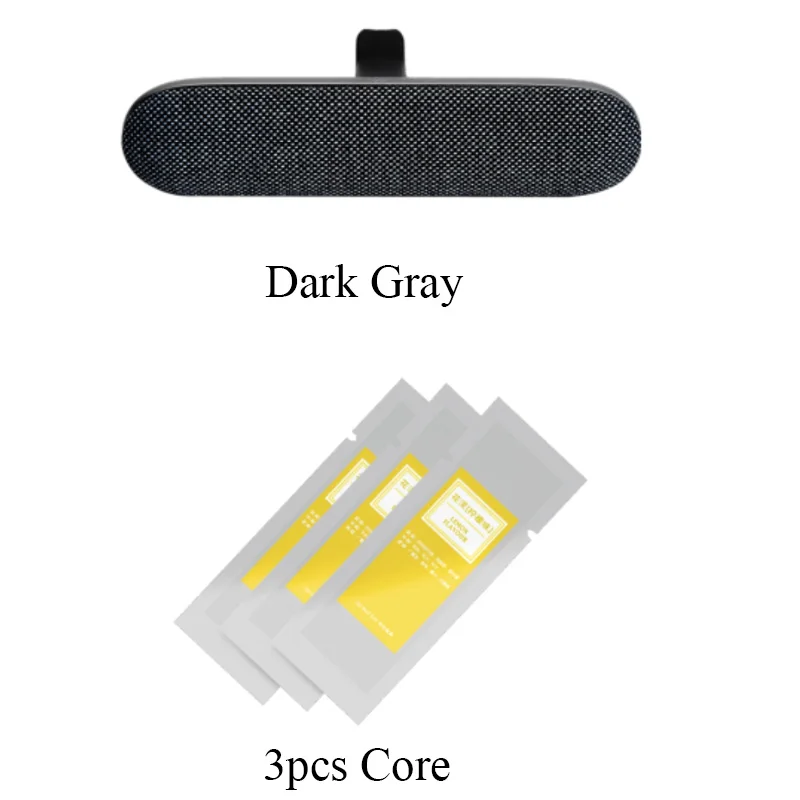 Dark Gray Xiaomi Guildford Автомобильный держатель для благовоний лимон/Апельсин/оливковое натуральное здоровье ароматический шкаф ароматерапия для детей очиститель воздуха - Цвет: Dark Gray
