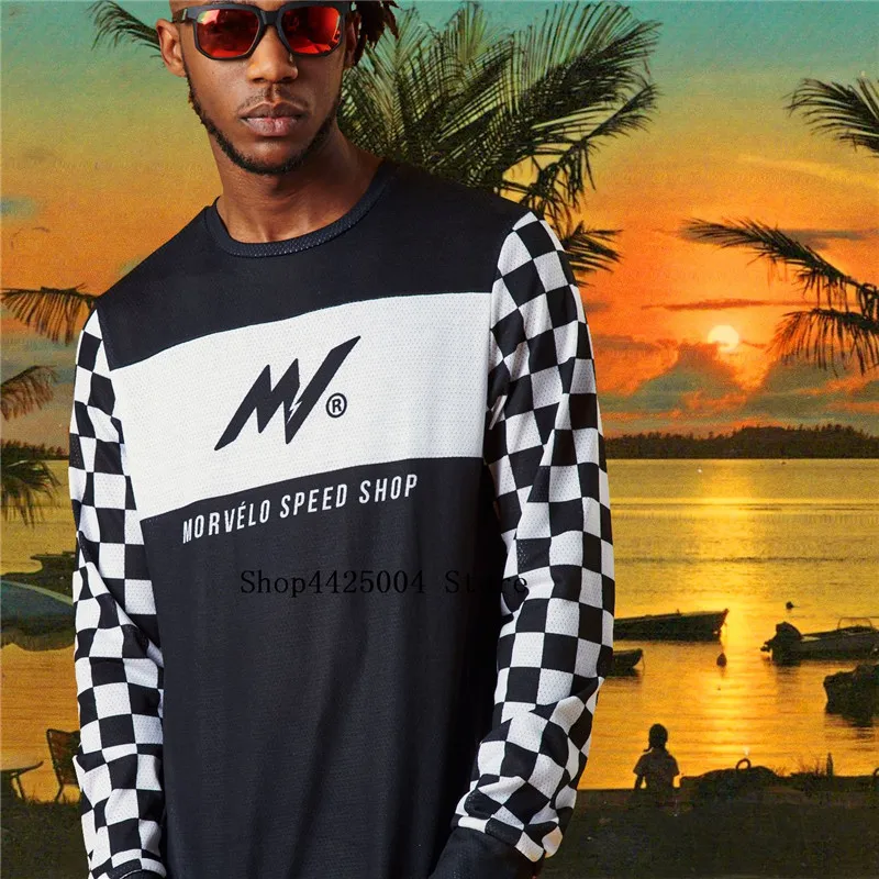 Спортивная одежда для мотокросса Morvelo Даунхилл велосипедная Джерси MTB спортивная