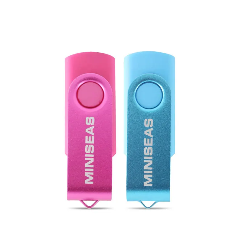 Usb флеш-накопитель Miniseas реальная емкость 10 цветов вращающийся ключ 128 г/16 г/32 г/64 г