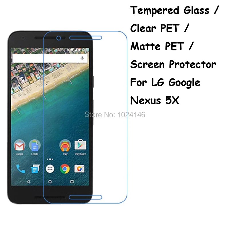 Прозрачная/матовая ПЭТ защитная пленка для экрана Защитная LG Google Nexus 5X 5 2