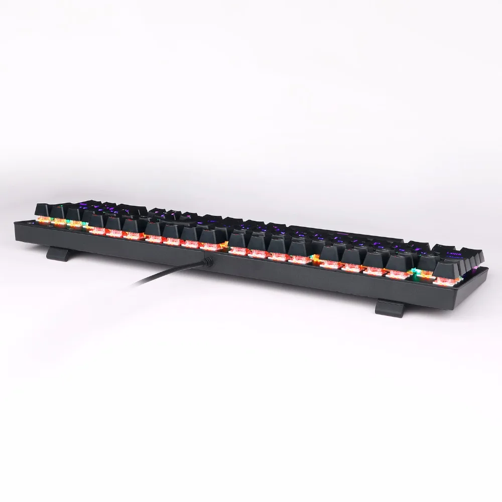 Механическая игровая клавиатура с радужной светодиодной подсветкой DIY Outemu синие