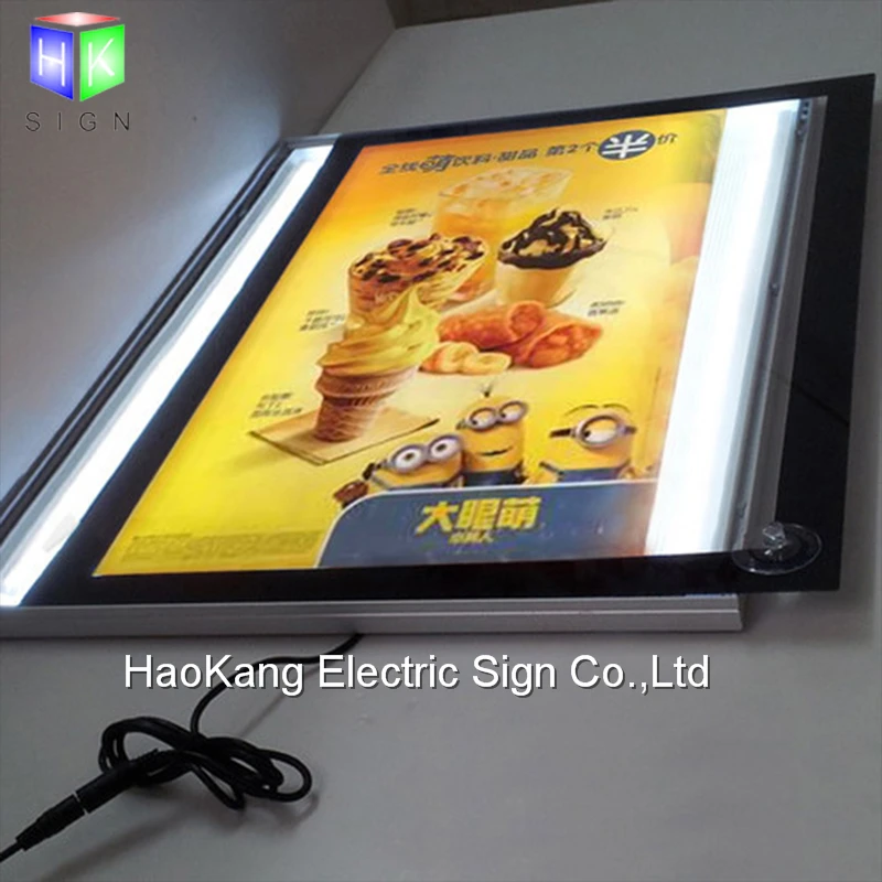 Светодиодный панельный светильник для меню фаст фуда|sign light|led sign lightbox for |