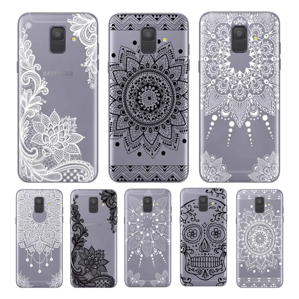 Arvin Paniting Case FOR Samsung A5 Smart Back Protective Phone Cover A6 Plus 2018 Clear Soft TPU case A3 A7 A8 |