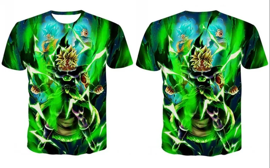Новинка, футболка Dragon Ball Z, мужская летняя футболка с 3D принтом, супер сайян Сон Гоку, черная Вегета, битва Драконий жемчуг, Повседневная футболка, топы, футболки