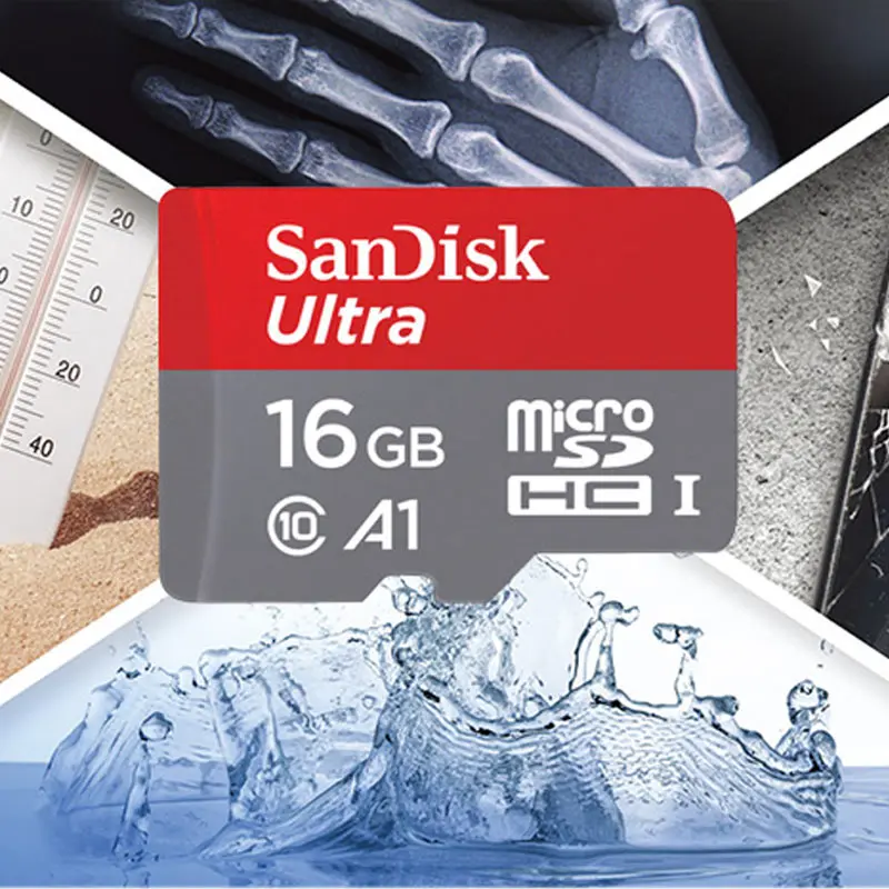 Карта памяти SanDisk Micro SD 16 ГБ карта Microsd Class10 Ultra A1 MicroSDHC на 98 МБ/с./с TF Гб|cartao de|micro sd 16micro