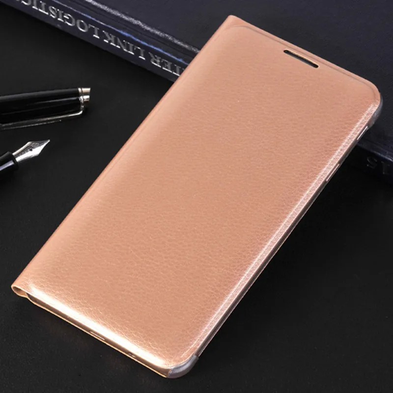 Тонкий чехол бумажник из искусственной кожи для Samsung Galaxy J7 Prime On7 2016 G610F откидная