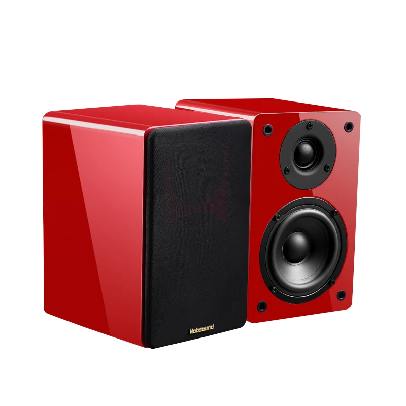 Nobsound Профессиональный динамик из дерева 60 Вт 1 пара 4 дюйма s 2 0 HiFi|bookshelf speaker|speaker 2.04