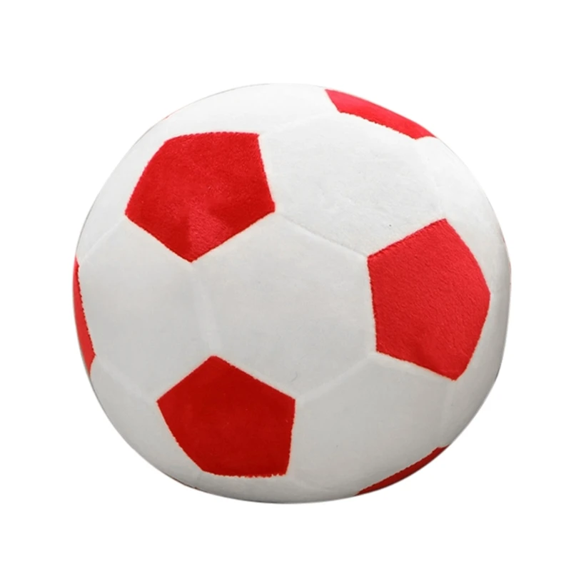 20cm Football Shape Stuffed Doll Mascot Ball Soccer Plush Toy Kids Baby Gift New | Игрушки и хобби