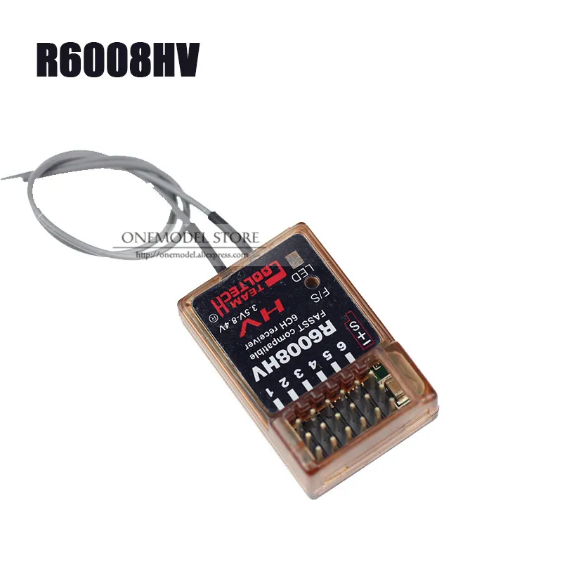 Ресивер Cooltech R6008HV 6 каналов 2 4G 8CH-13CH R7008HV совместим с приемником FUTABA FASST для 6EX 7C TM-7