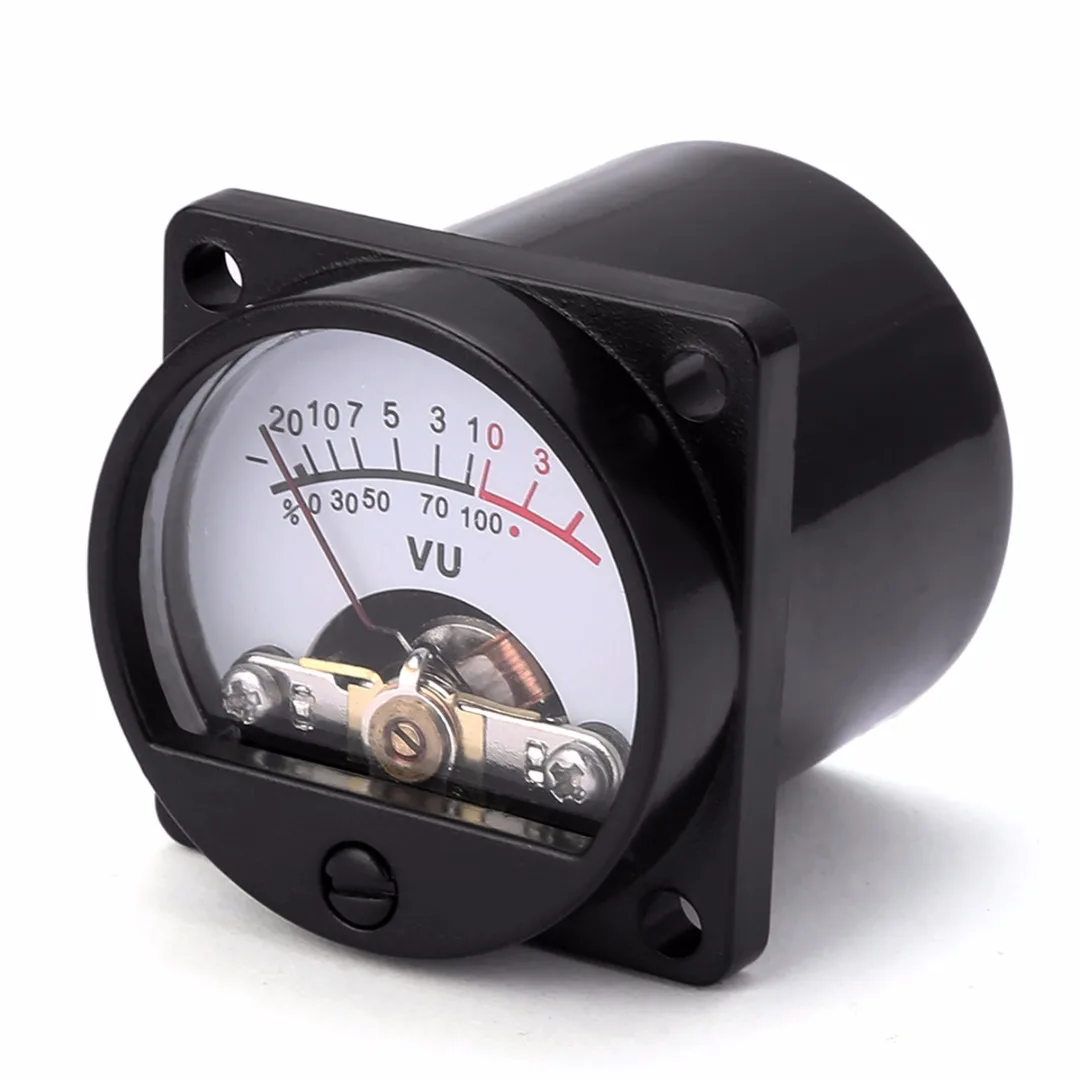 Прочная панель 500UA VU Meter 6-12V лампа Теплый задний светильник звукозаписывающий усилитель уровня для аудио оборудования