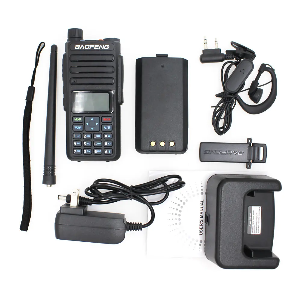 Двухдиапазонная рация Baofeng UHF VHF два диапазона 136 174 МГц 400 520 трехмощная 2 Вт/5 Вт/10 Вт