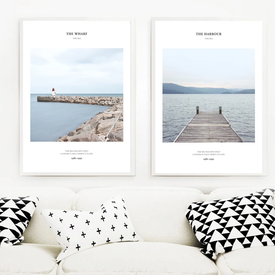 Картина на холсте с рисунком в скандинавском стиле|Рисование и каллиграфия| |