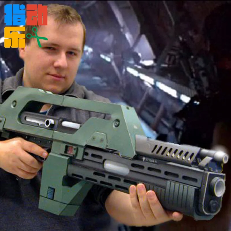 Бесплатная доставка в масштабе 1:1 Alien 3 Оружие M41 A импульсная винтовка d бумажная