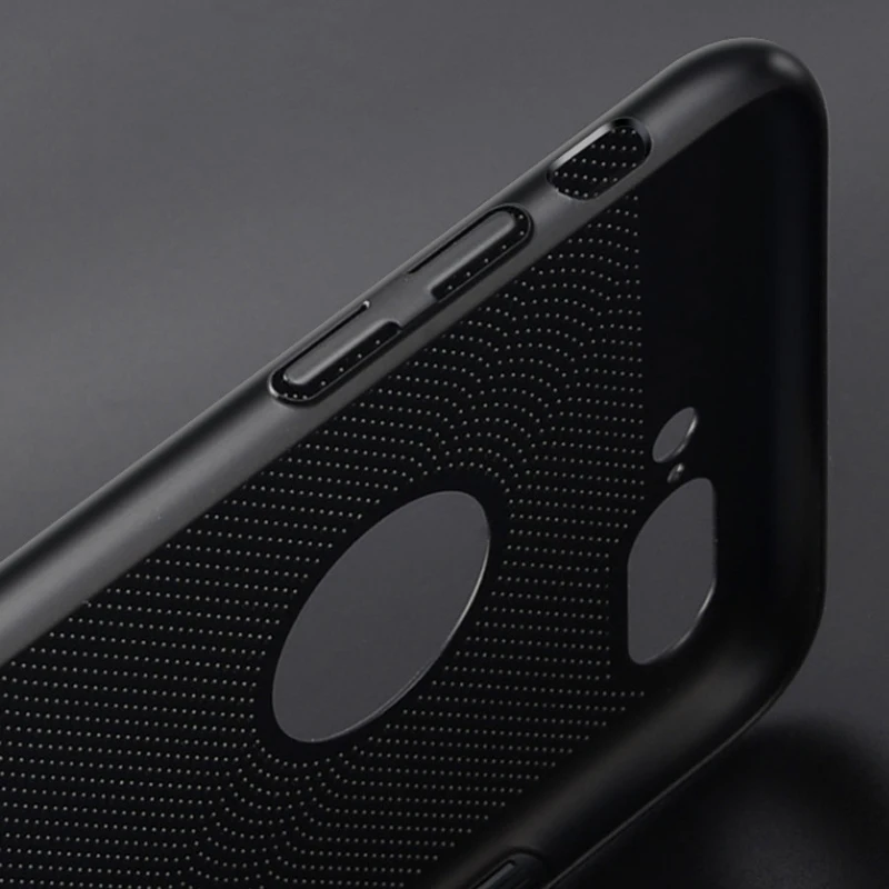 Чехол для iPhone 7 8 Plus ультра тонкий сетчатый теплоотводящий чехол телефона Матовый