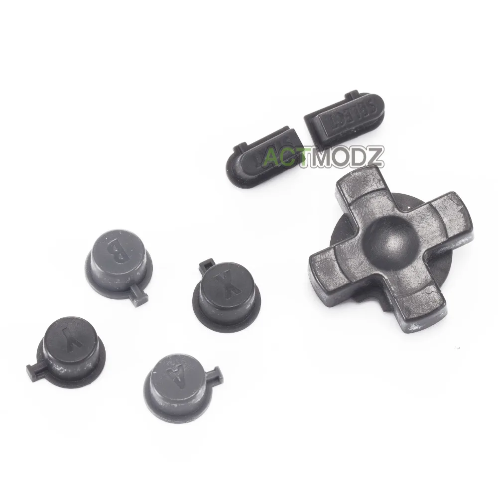 Repair Parts Cross Key + ABXY A B X Y Buttons for Nintendo DS NDS Console Black | Электроника