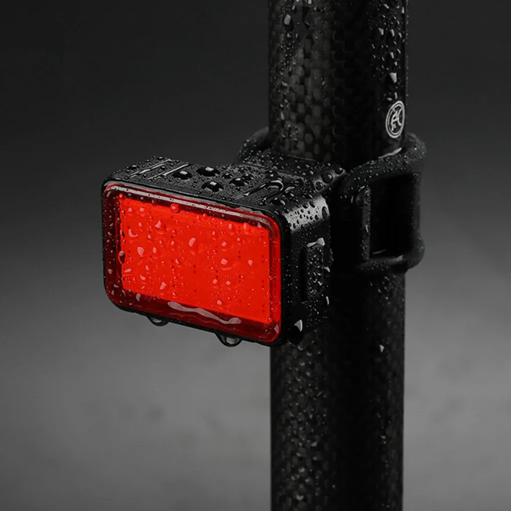 Горячая продажа USB Перезаряжаемый задний фонарь для велосипеда светодиодная