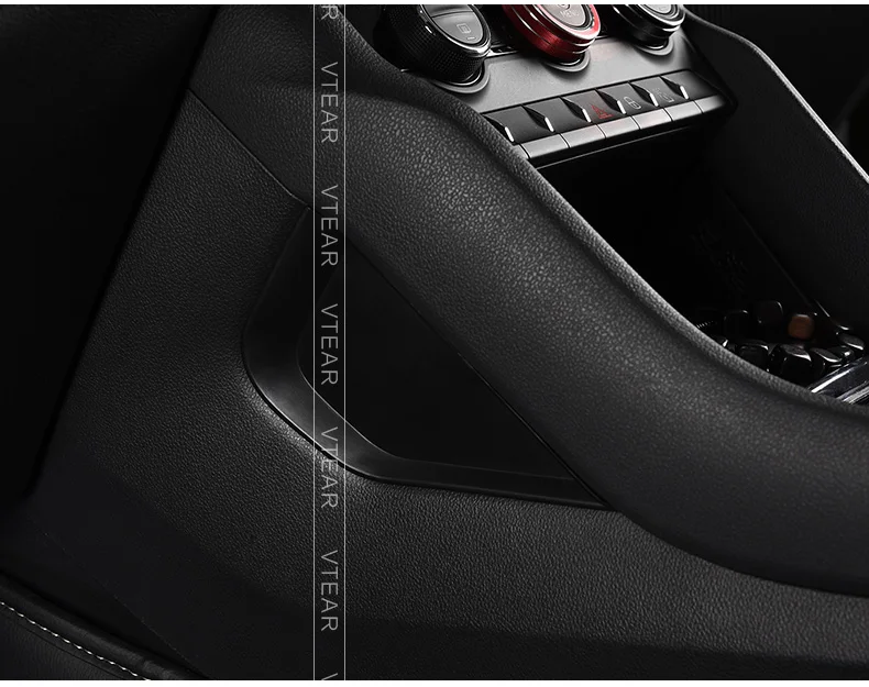 Vtear для Skoda Kodiaq шкода кодиак аксессуары для салона автомобиля, коробка для хранения, Центральная крышка управления, запчасти для автомобиля-Стайлинг, декоративная отделка