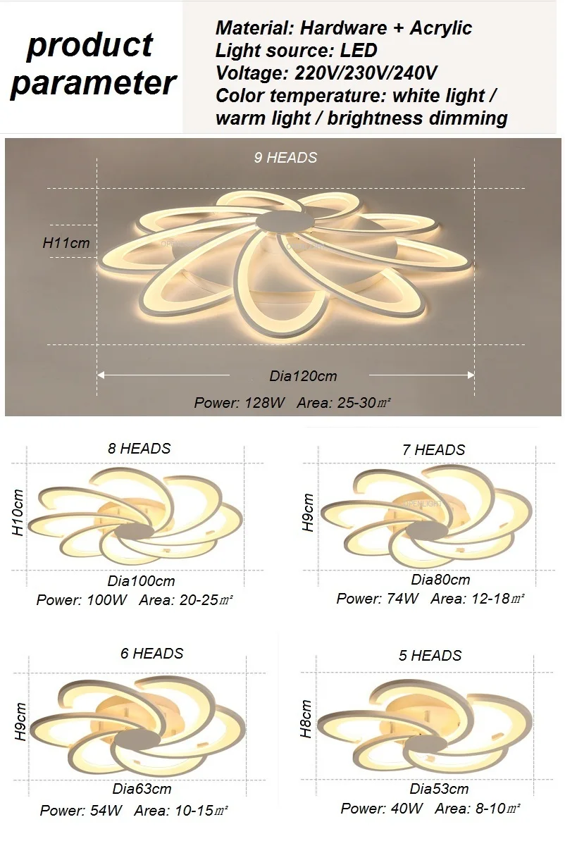 

Creative Hardware Acrylic LEDCeiling lamp Living Room Bedroom Study Room Aisle Ceiling Lights Office Lighting fixture