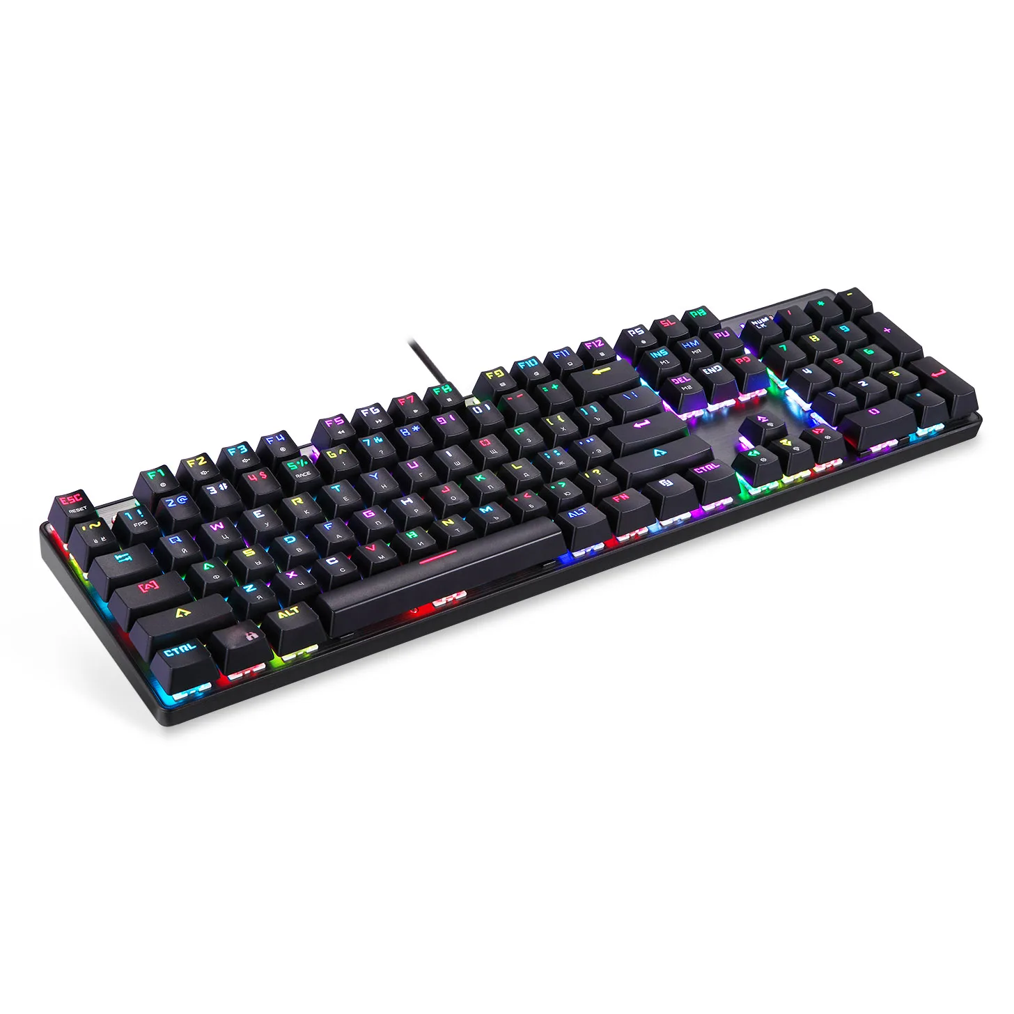 Motospeed Inflictor CK104 NKRO игровая механическая клавиатура эргономичная виртуальная с