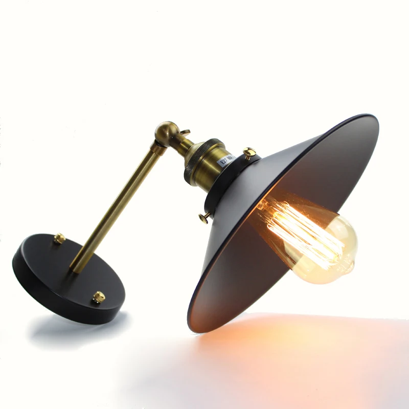 Американская винтажная настенная лампа комнатное освещение прикроватные лампы