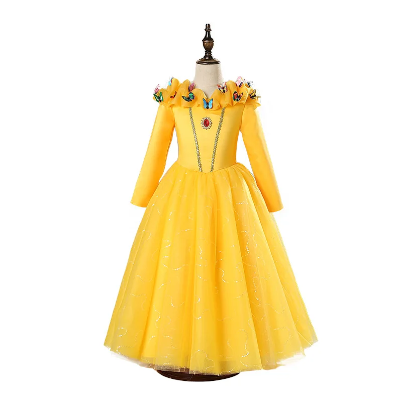 Elsa Anna Cinderella Belle Sofia The First Costumes Girls Dresses Ball Gown Snow White Halloween Christmas Kid Clothing Princess | Детская