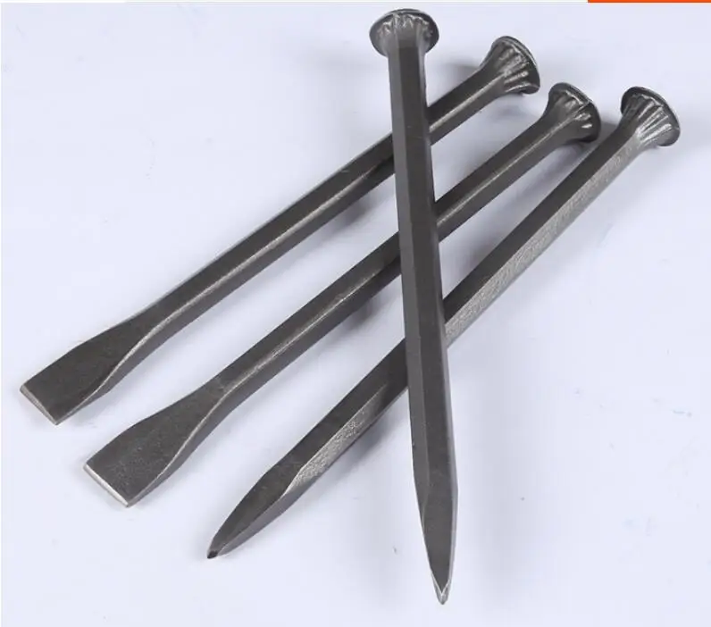 Каменное долото заостренная плоская головка Stonecutters облицовка цемента стальная