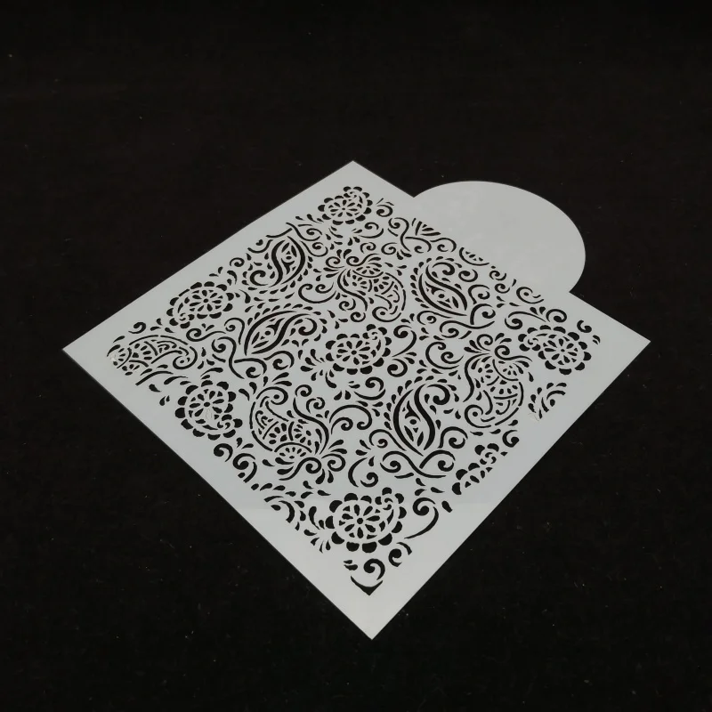 

Flourish pvc Layering Stencils for Diy scrapbook coloring,painting stencil,home decor diy etc. Product image