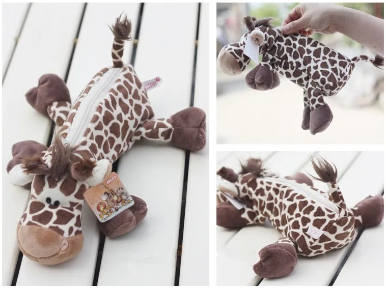 

Super cute 1pc 25cm new forest sika deer plush school creative bag toy children gift