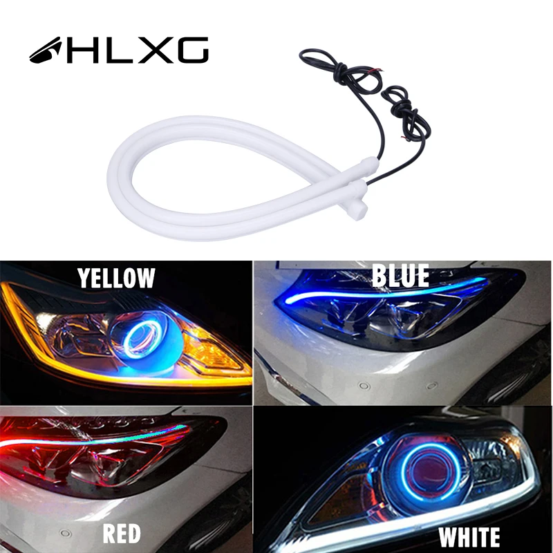 DRL автомобильный дневной ходовой светильник тонкий поворотный сигнальный