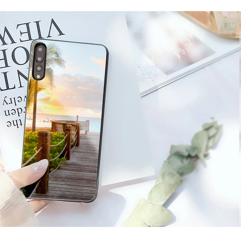 Для huawei Honor V20 чехол для huawei P20 чехол Mofi для huawei P20 Lite Nova 3E 3 3I 4 Honor 8X Max чехол с мультяшным котом лимоном