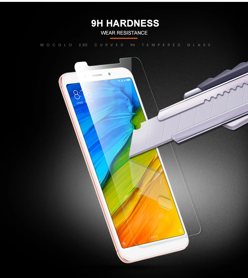 Mocolo закаленное стекло 2.5D 9h пленку защитное стекло на для ксиоми редми Xiaomi Redmi 4X 5A 6 6A Pro премьер Global 2/3/4 16/32/64 ГБ защитный