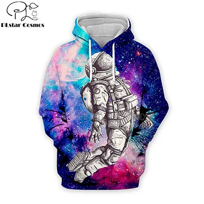 hoodies Armstrong космический набор 3d толстовки/толстовка/молния унисекс Женские повседневные милые coseplay астронавт скафандр-18 - Цвет: hoodies