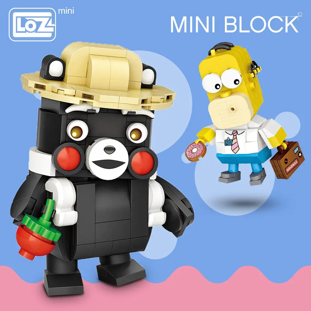 

LOZ Mini Blocks Building Brick Cartoon Anime Plastic Assembly Model Cheap Toy Educational Toys Children DIY Figure Dropshipping