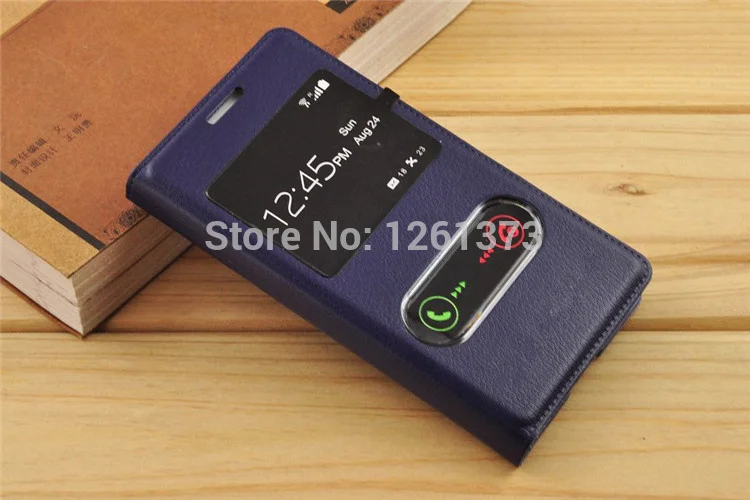 Чехол-книжка с окошком для экрана Samsung galaxy Trend Duos S S7562 S7560 кожаный чехол | Мобильные