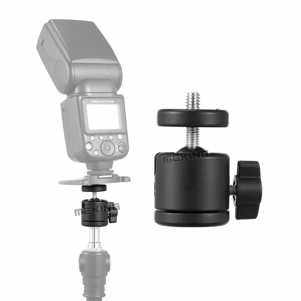 Мини штатив Meking с шаровой головкой адаптер 1/4 &quotдо 3/8&quot вращение на 360 градусов