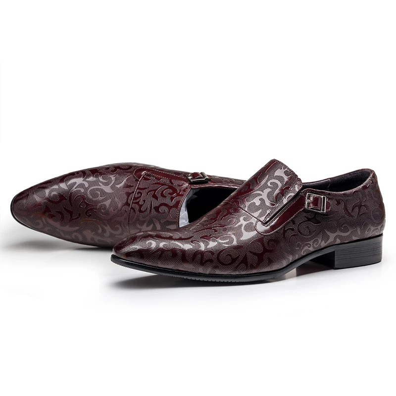 Туфли мужские деловые заостренный носок без застежки оксфорды деловая обувь с