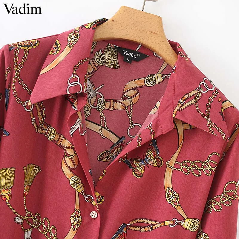 Женское винтажное платье Vadim Повседневное средней длины с цепочкой и
