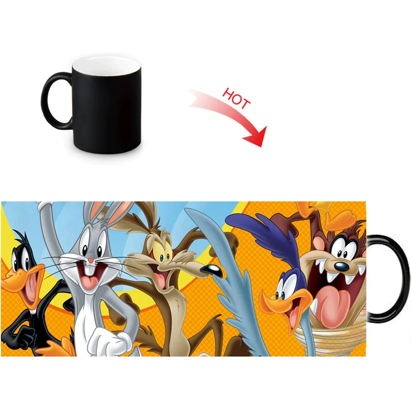 Пользовательские фото Волшебные кружки Bugs Bunny Термокружка 350 мл/12 унций кофе вода