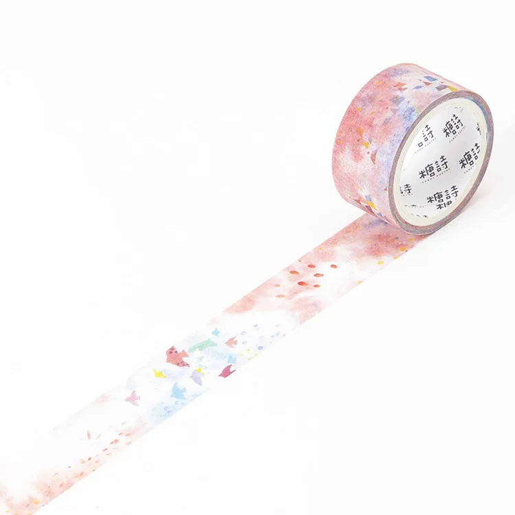 Декоративная клейкая лента Washi Paradise для рукоделия украшение дневников