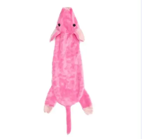 Pink Pig Милые игрушки для собак, чучело пищащих животных, игрушка для домашних животных, плюшевая свинья/корова/Жираф, жевательная игрушка для собак, пищалка, пискливый щенок, игрушки для собак для тренировок - Цвет: Pink Pig
