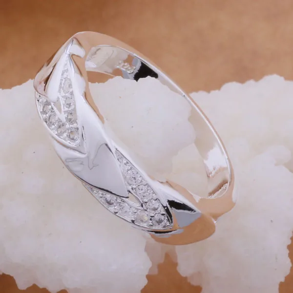 AR080 серебряное цветное кольцо модное ювелирное изделие с хвостом Ласточки/agbaixia