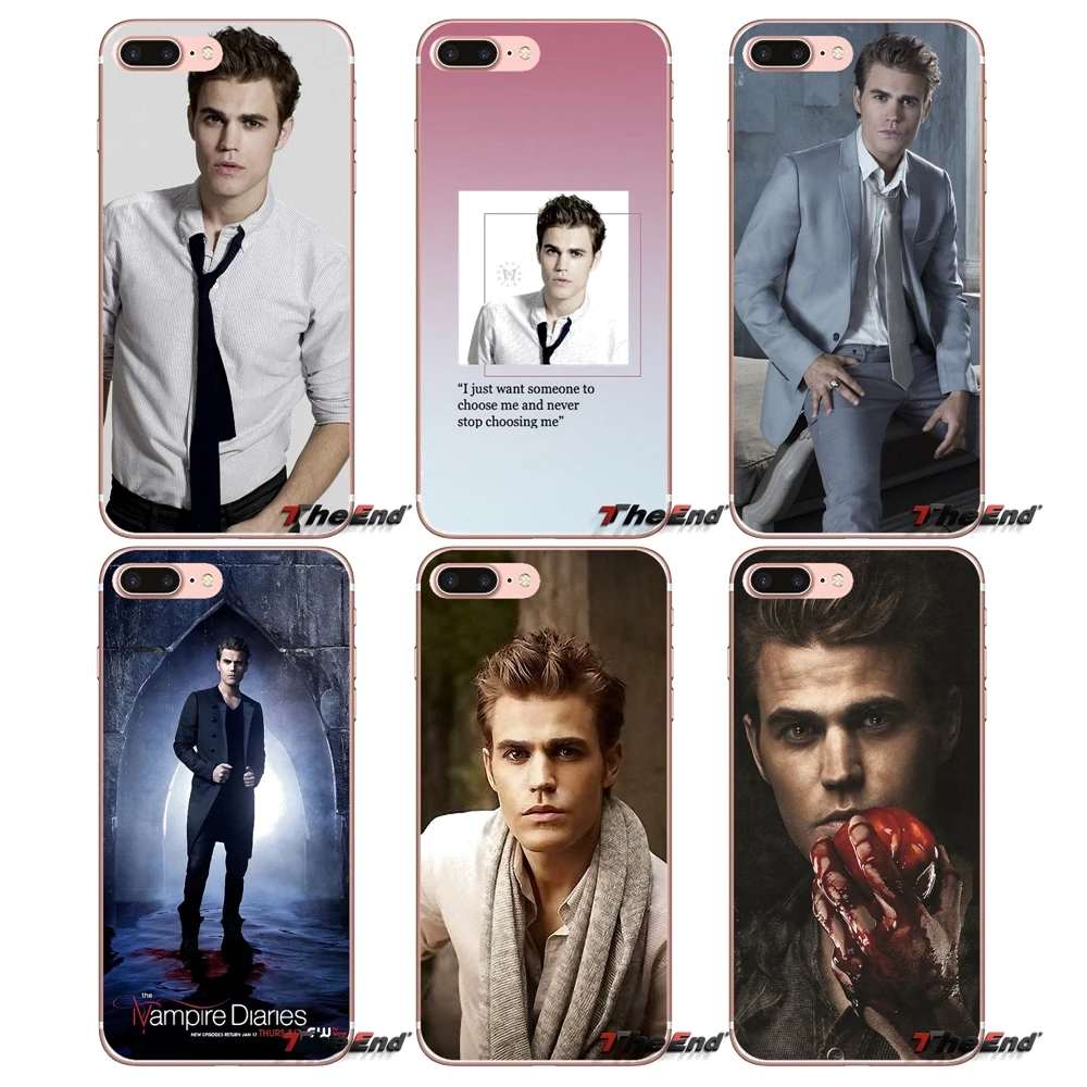 Чехол Paul Wesley для Xiaomi Redmi 4 3 3S Pro Mi3 Mi4 Mi4i Mi4C Mi5 Mi5S Mi Max Note 2 в стиле "Дневников Вампира".