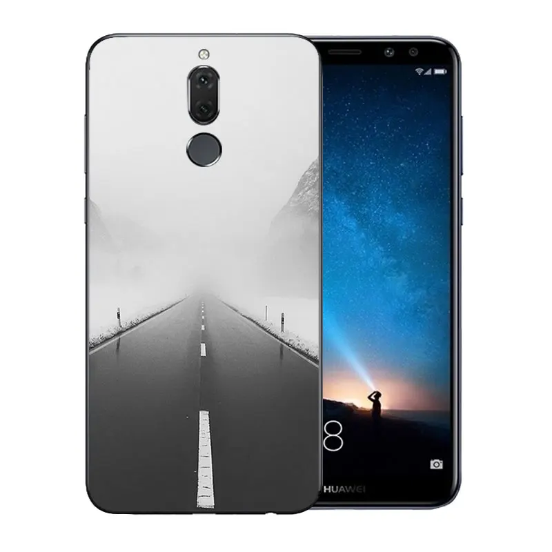 5 9 дюйма для Huawei Nova 2i чехол телефона мягкий силикон Mate 10 Lite гримаса узорчатый