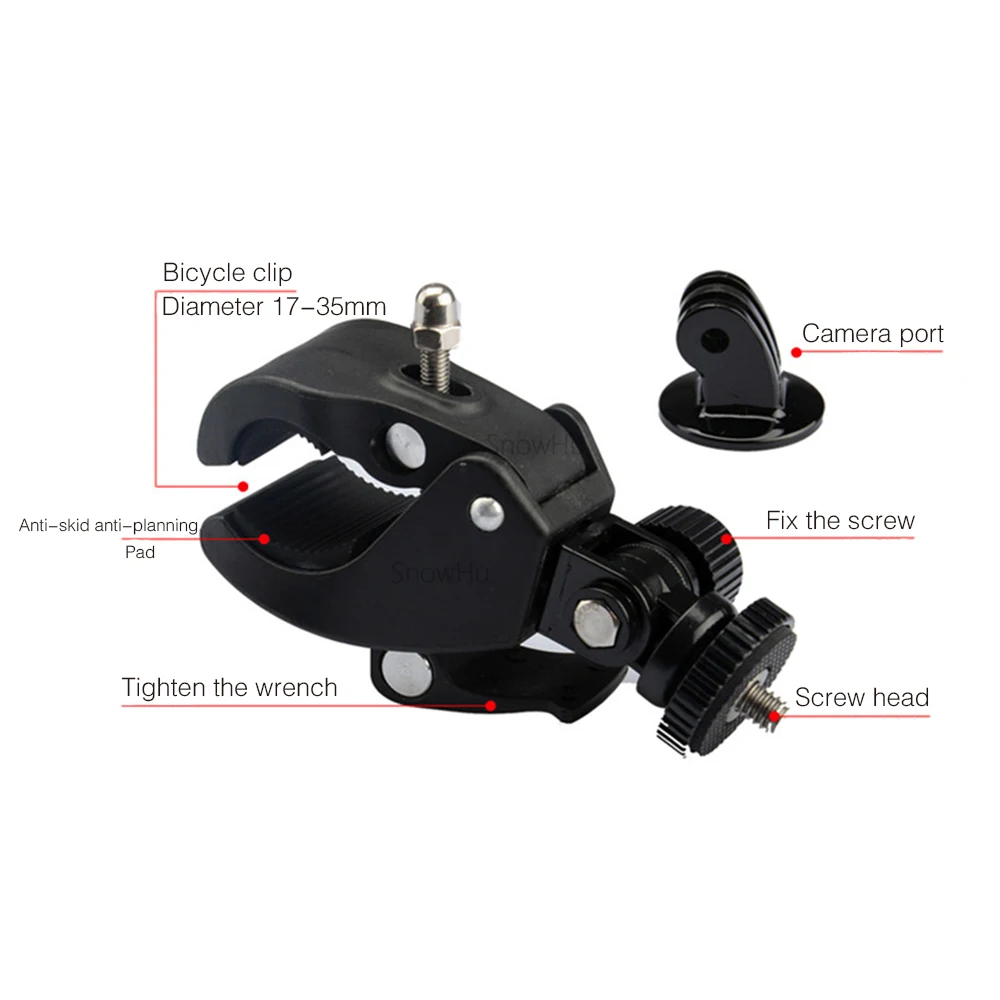 Аксессуары snowhu для Gopro велосипед мотоцикл руль ручка бар крепление камеры+ Штатив Адаптер для Gopro Hero 8 7 6 5GP73