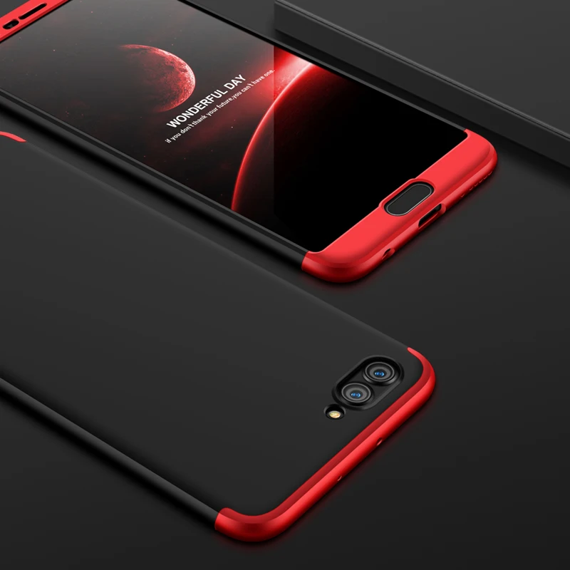 Чехол для Huawei honor V10 жесткий чехол с полной защитой на 360 градусов противоударный 3