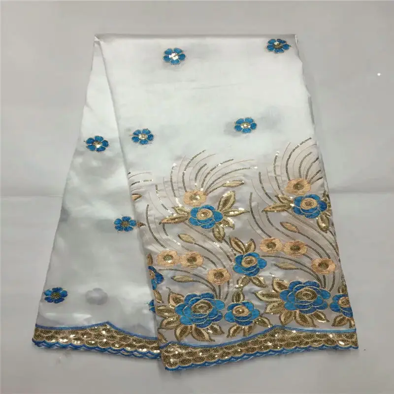 Персиковое Африканское Джордж кружево с 2 ярдов Тюль Кружево Высокое качество